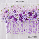 Cornflower cherry blossom hanging swag
