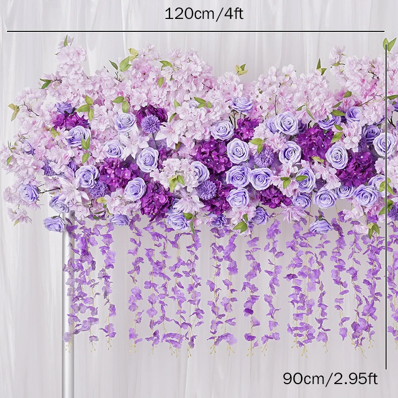 Cornflower cherry blossom hanging swag