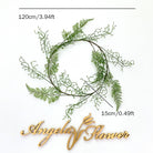 artificial eucalyptus greenery hoop for table centerpiece