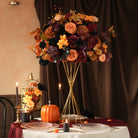 Complete floral set for halloween wedding backdrop design