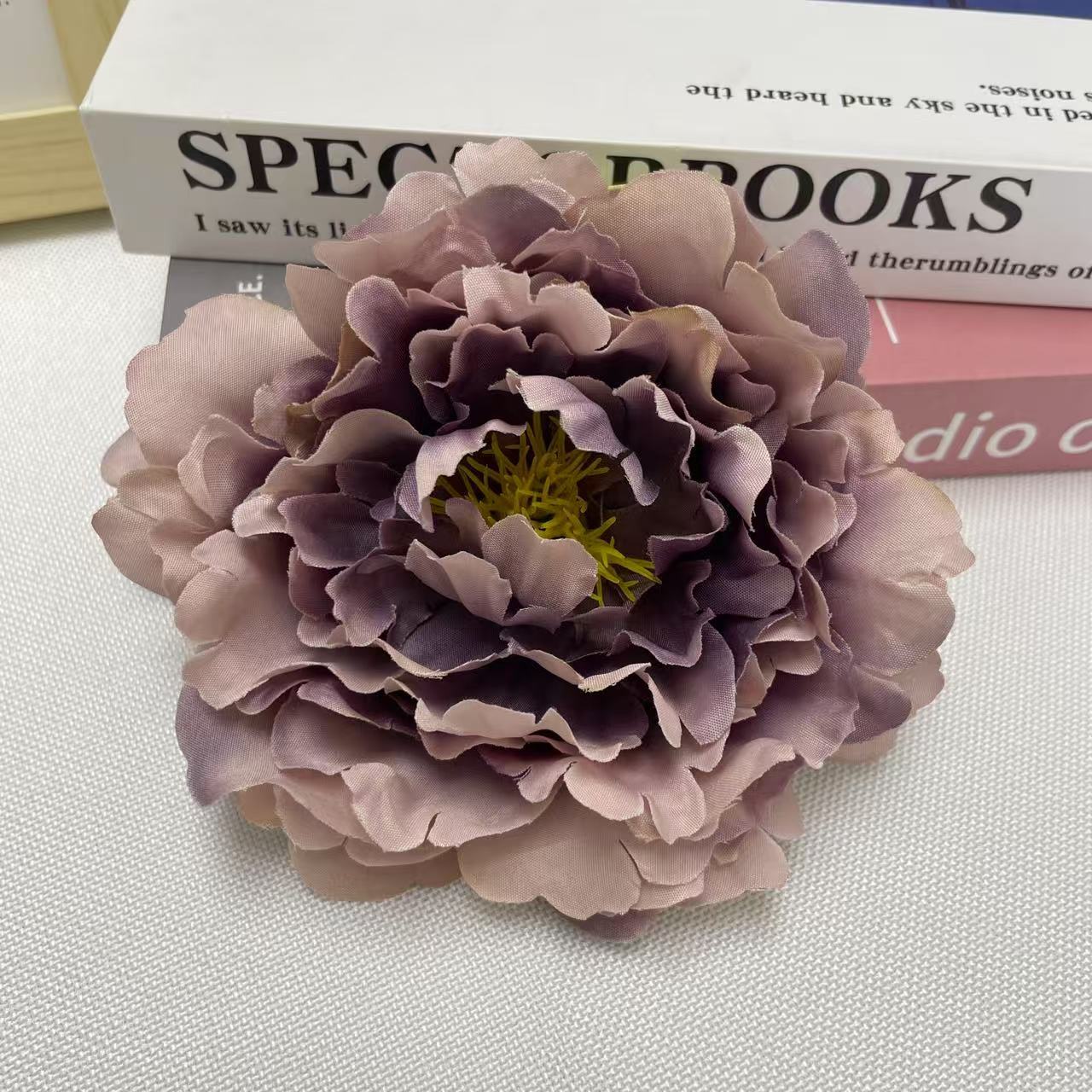 peony head reception table centerpiece