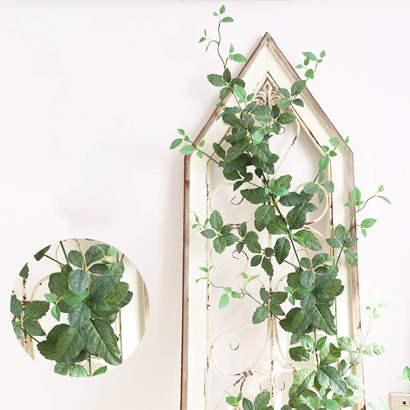fake green leaf for farmhouse interior decor