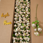 Light pink silk gypsophila flower branches
