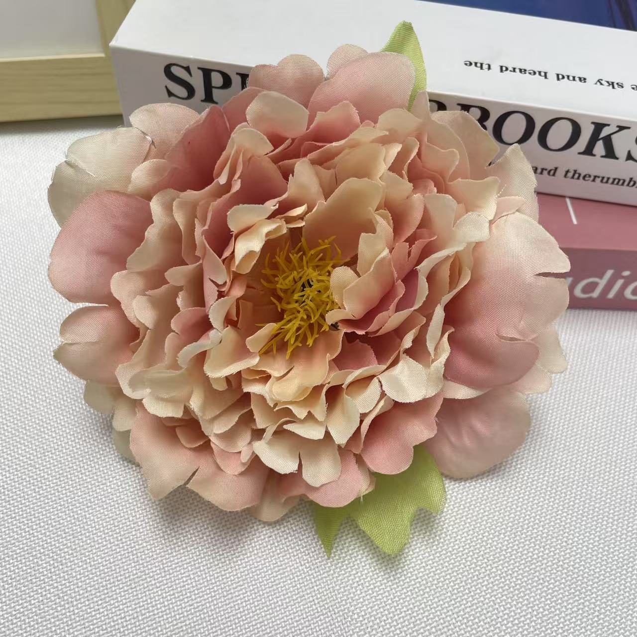 artificial peony flower head 