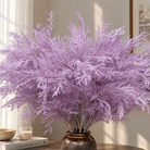 Wholesale fake feathery cypress sprigs for wedding decor business