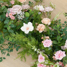 Floor flower arrangement for wedding ceremony