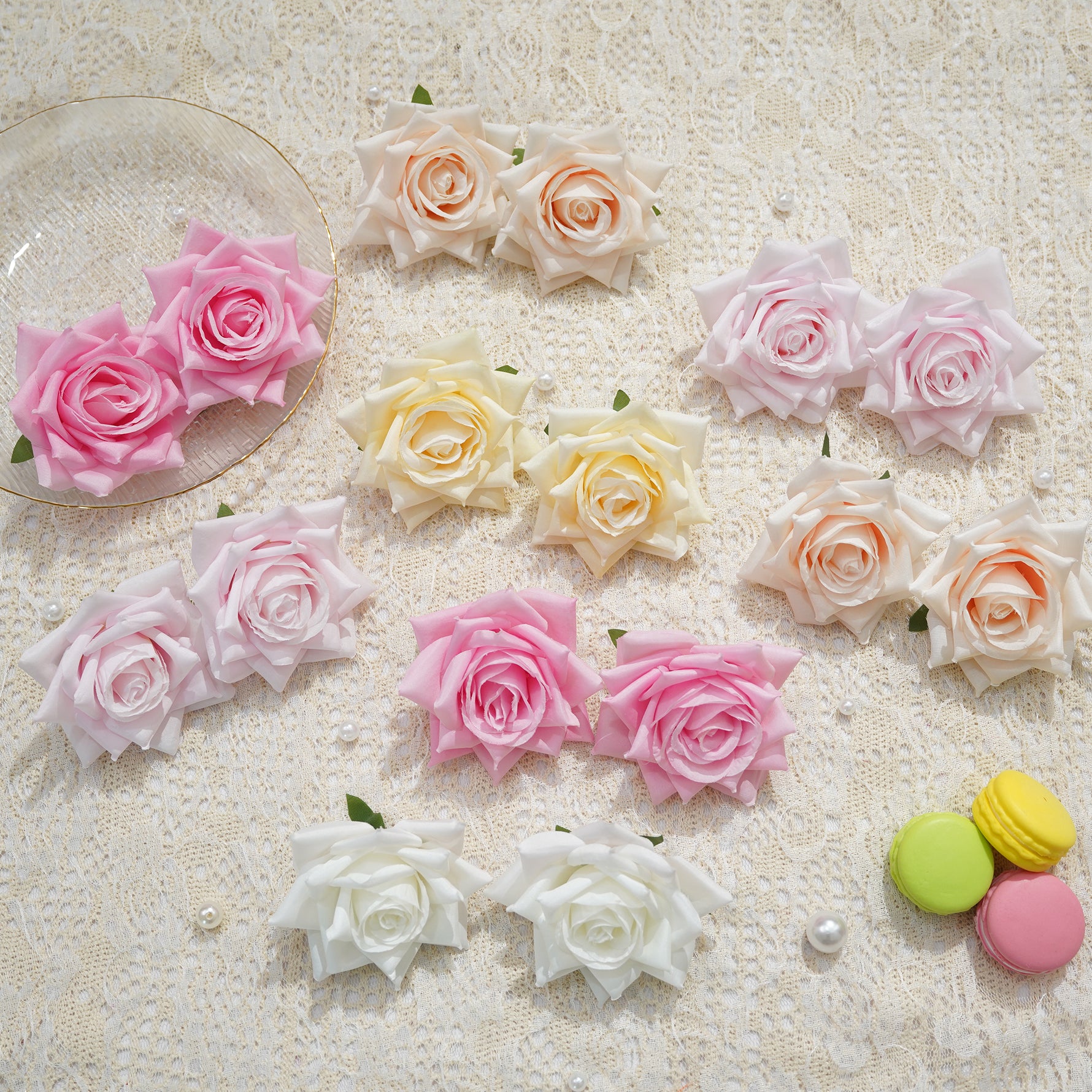 mixed_pastel_foam_rose_craft_supply