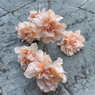 white silk peony fake flower for reception table decor
