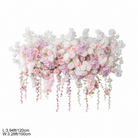 white cascading blossom drape for party