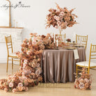 Multi-head Artificial Rose Branches for Wedding Decor