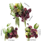 Luxury Fake Cascading Flower For Wedding Reception Table
