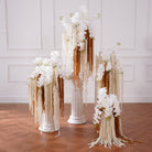 elegant bohemian wedding floral set for roman and event arch decoration