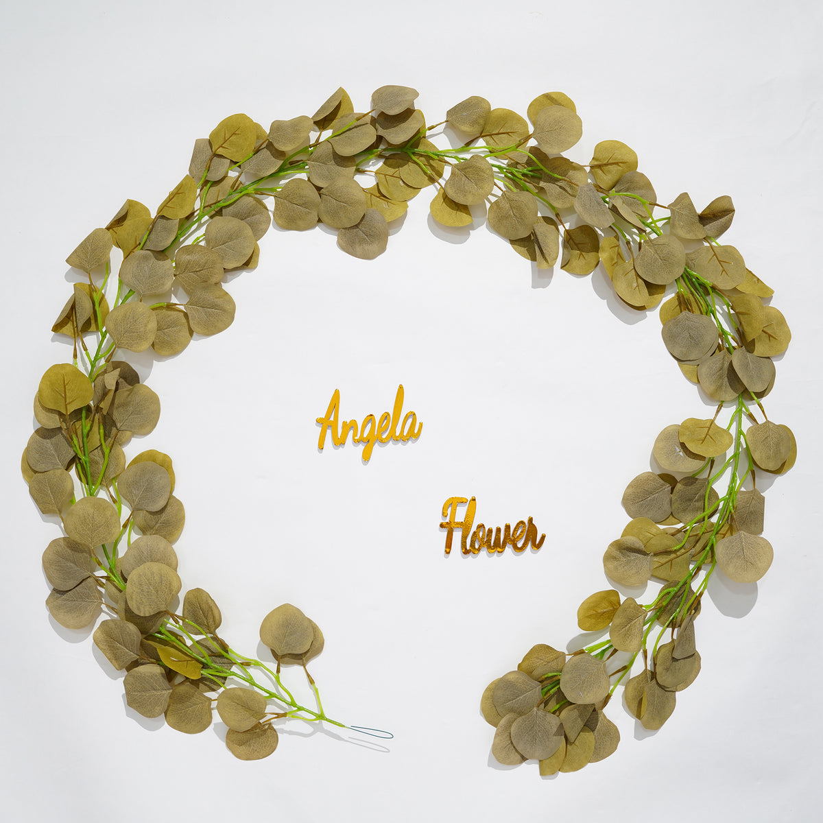 artificial eucalyptus vine home table decor