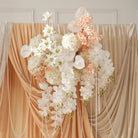 Blush champagne hang flower for event backdrop