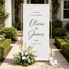 Modern Romantic Wedding Entrance