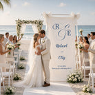 Outdoor Lawn Wedding Entrance Decoration