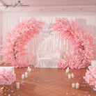 artificial sakura arch for stage background