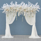 Oat tone cherry blossom swag for bridal shower backdrop