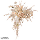Hanging floral swag for kt board wedding backdrop decoration