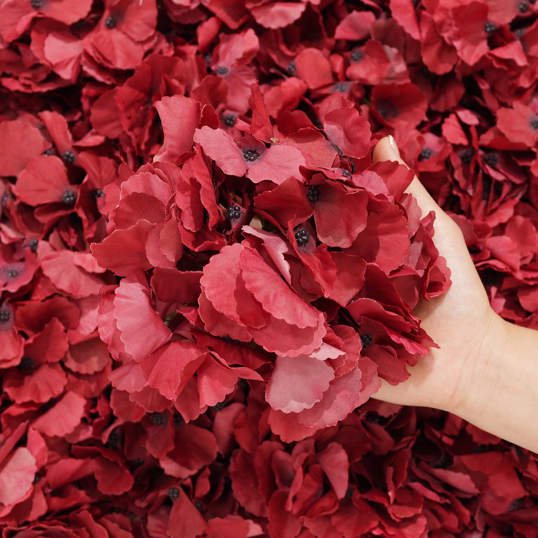 faux-flower-wall-decoration