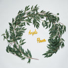 Photo booth artificial eucalyptus garland backdrop decoration