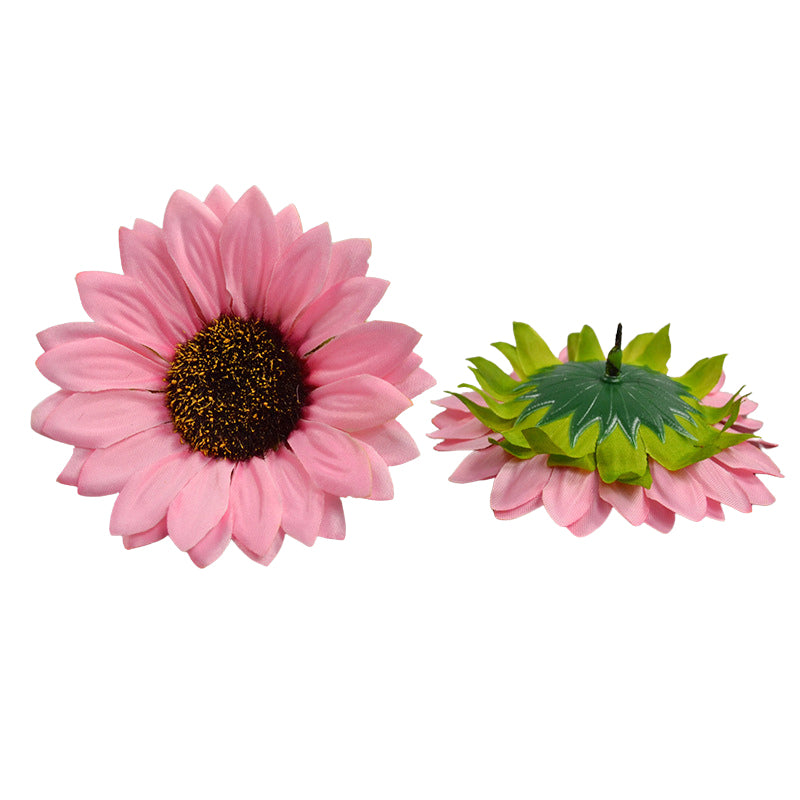 silk_sunflower_head_hand_display