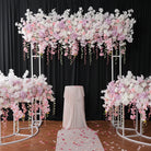 pink wisteria cascading hanging floral