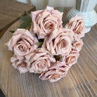 pastel-blue-white-faux-rose-combination-bouquet-wedding-flower-decor
