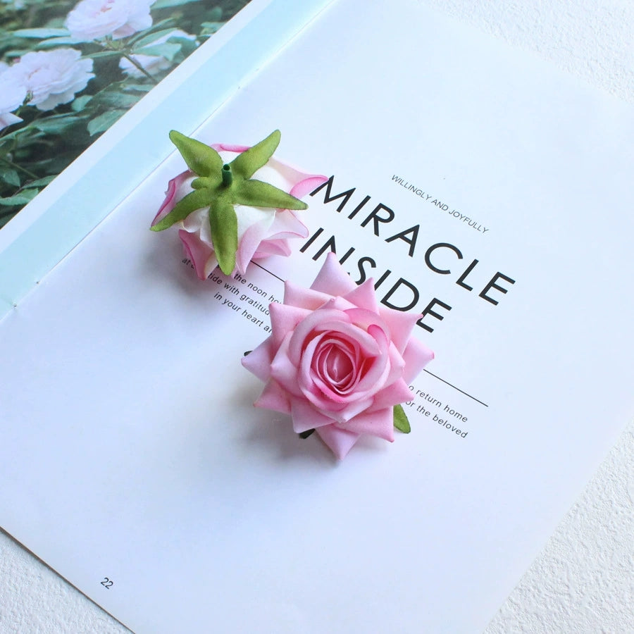 Realistic Fake Rose Flowers for Bridal and Event Decoration