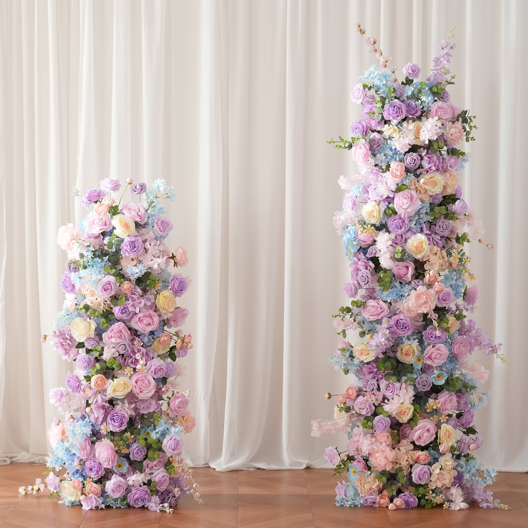 A9095 Purple Pink Cherry Blossoms Flower Arrangement KT Board