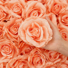 Decorative artificial roses in bright colors for home accessories