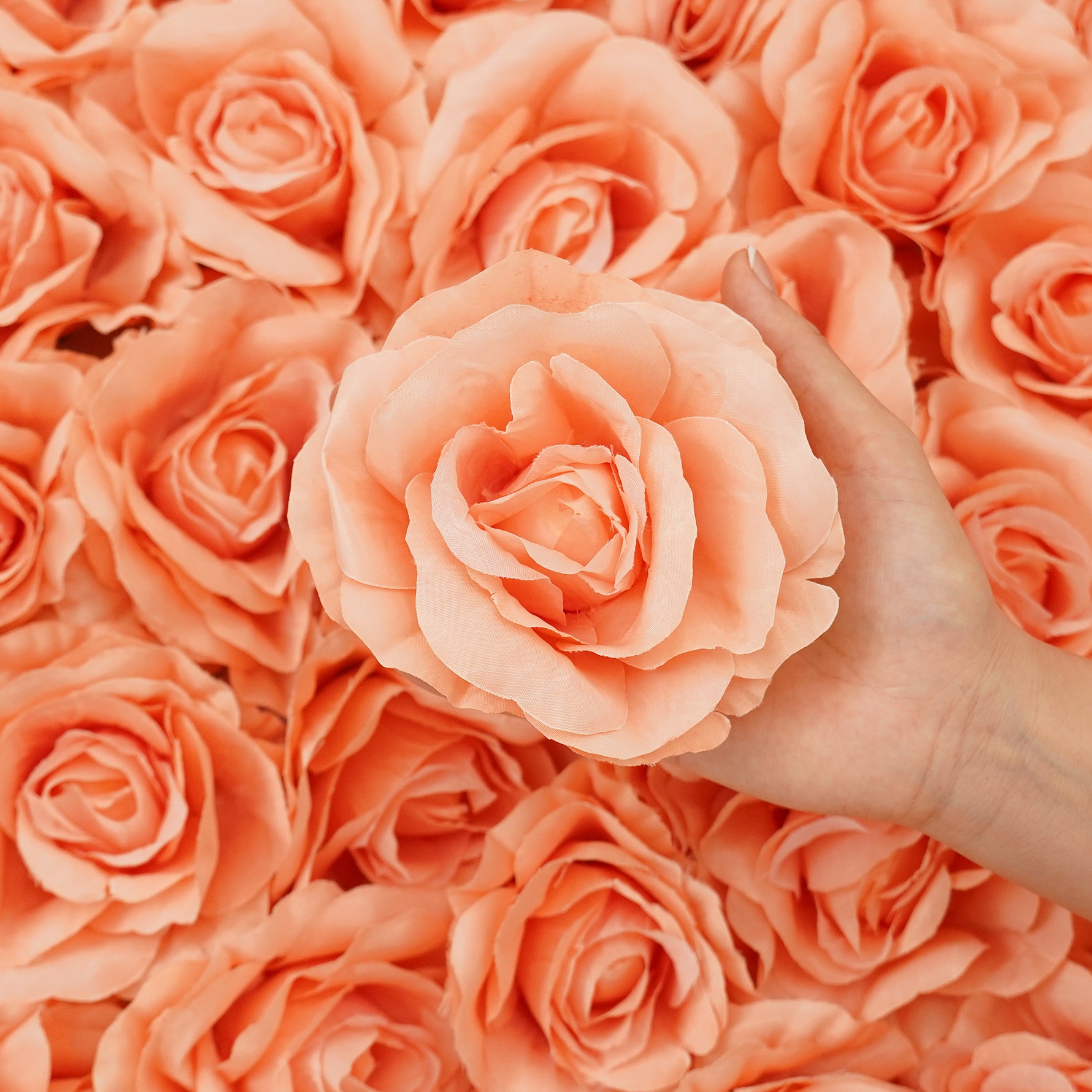 Decorative artificial roses in bright colors for home accessories