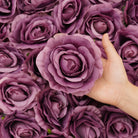 Mixed shade artificial rose blooms for professional flower design