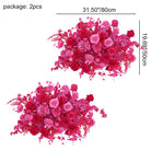 Luxury Pink Floral Decor for Wedding Sweetheart Table Area