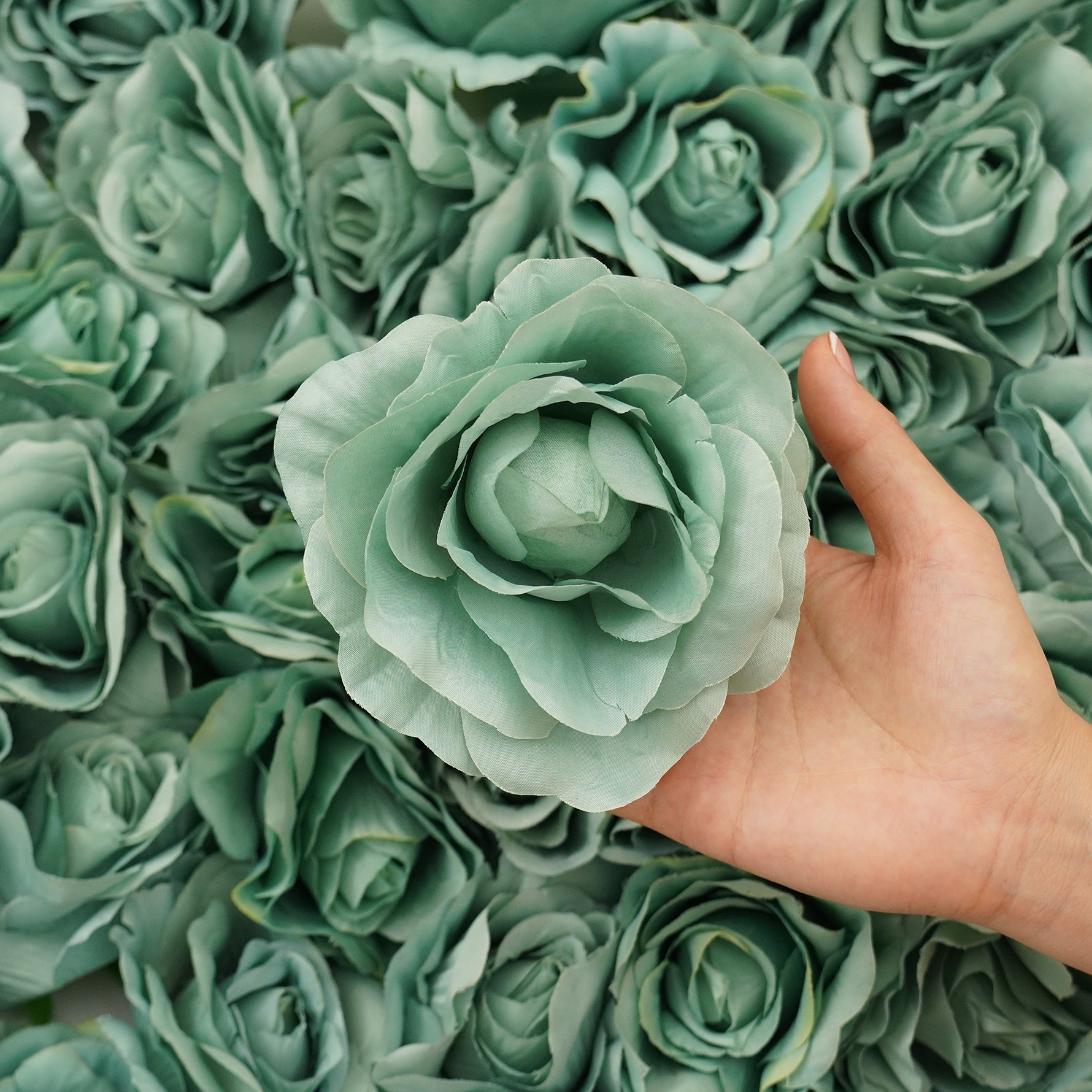 Premium silk flower heads for wedding and celebration decor