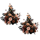 romantic neutral tone artificial flower decor