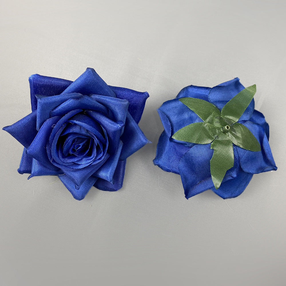 Fabric simulation rose heads party backdrop decoration