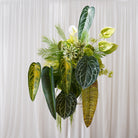 green leaf floral decoration