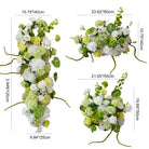 Silk Flower Table Runner Wedding Decoration