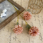 Realistic Artificial Pom Pom Chrysanthemum Flowers