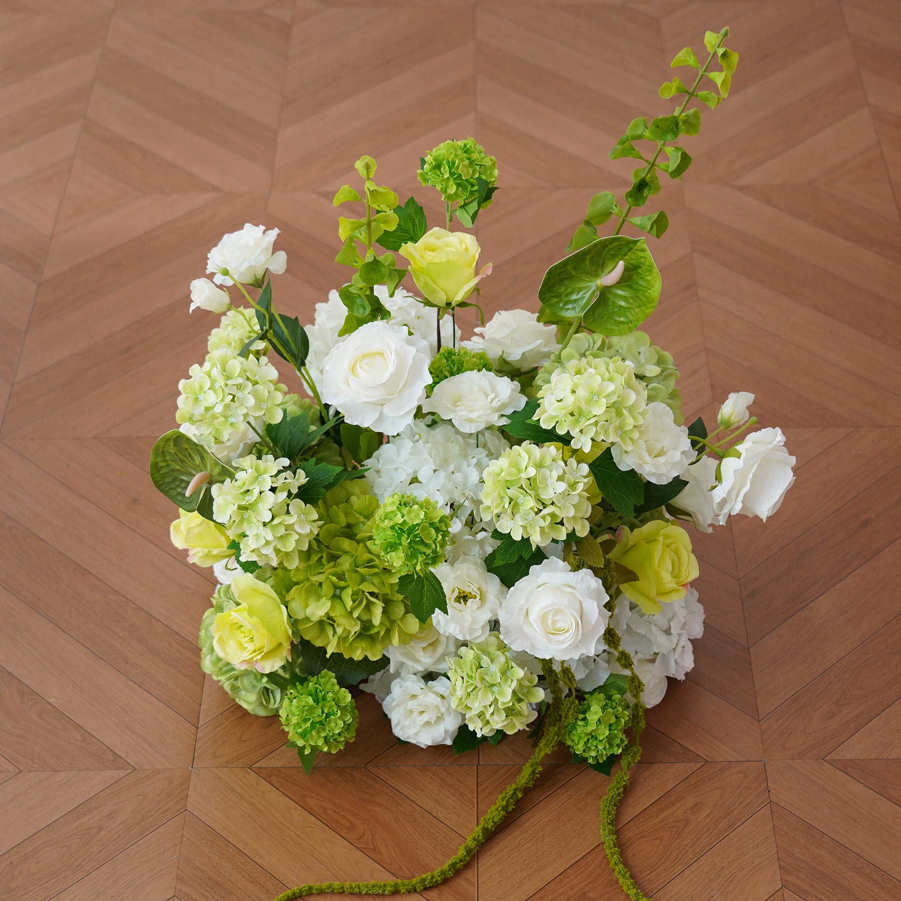 Elegant Faux Flower Arrangement Wedding Table