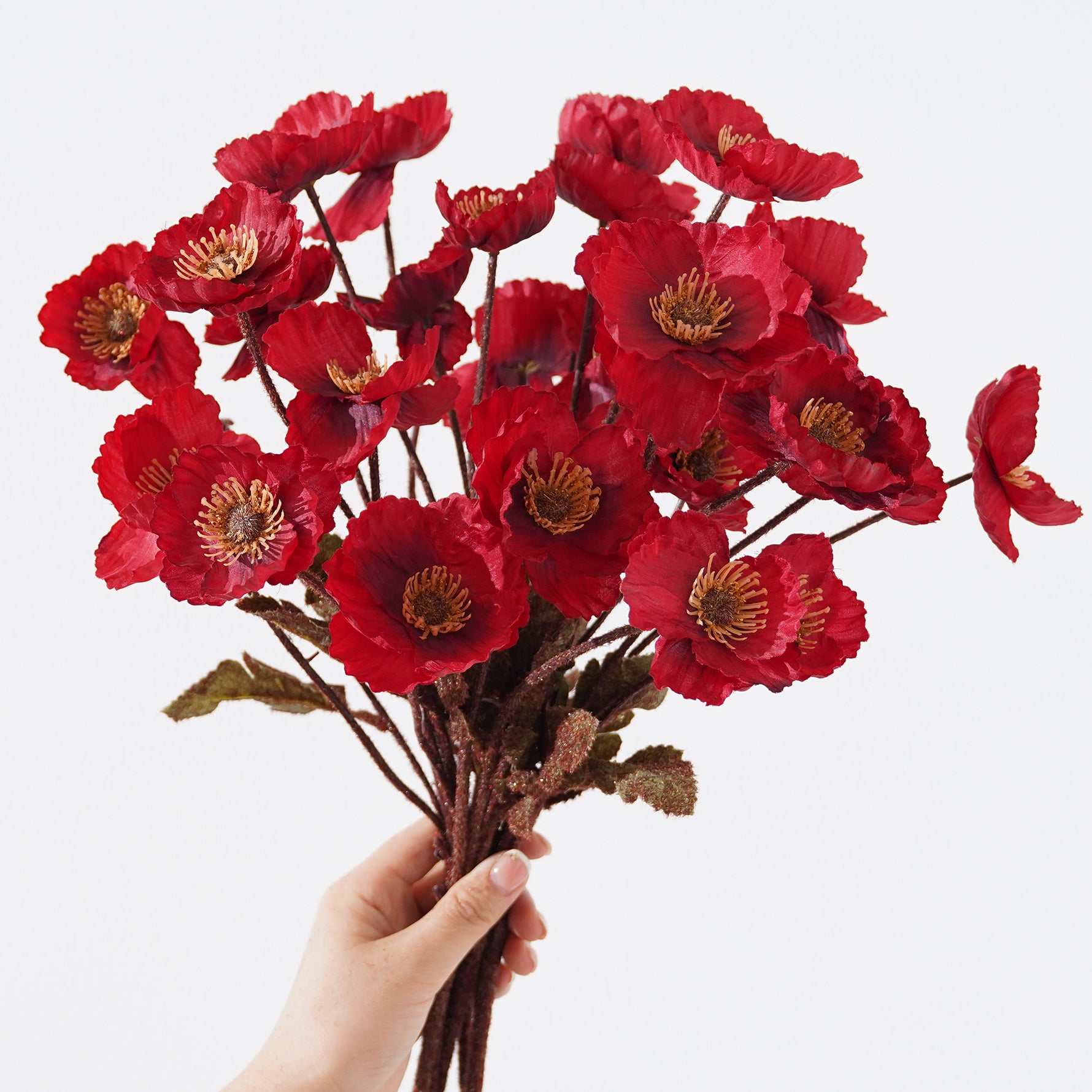 bulk-faux-poppy-flower-stems
