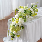Green White Floral Centerpiece Arrangement
