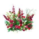 Premium Red Rose Ground Decor for Luxury Wedding Celebration