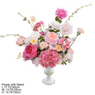 european style artificial flower table centerpiece