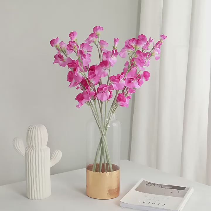 Lavender Silk Sweet Pea Bouquet