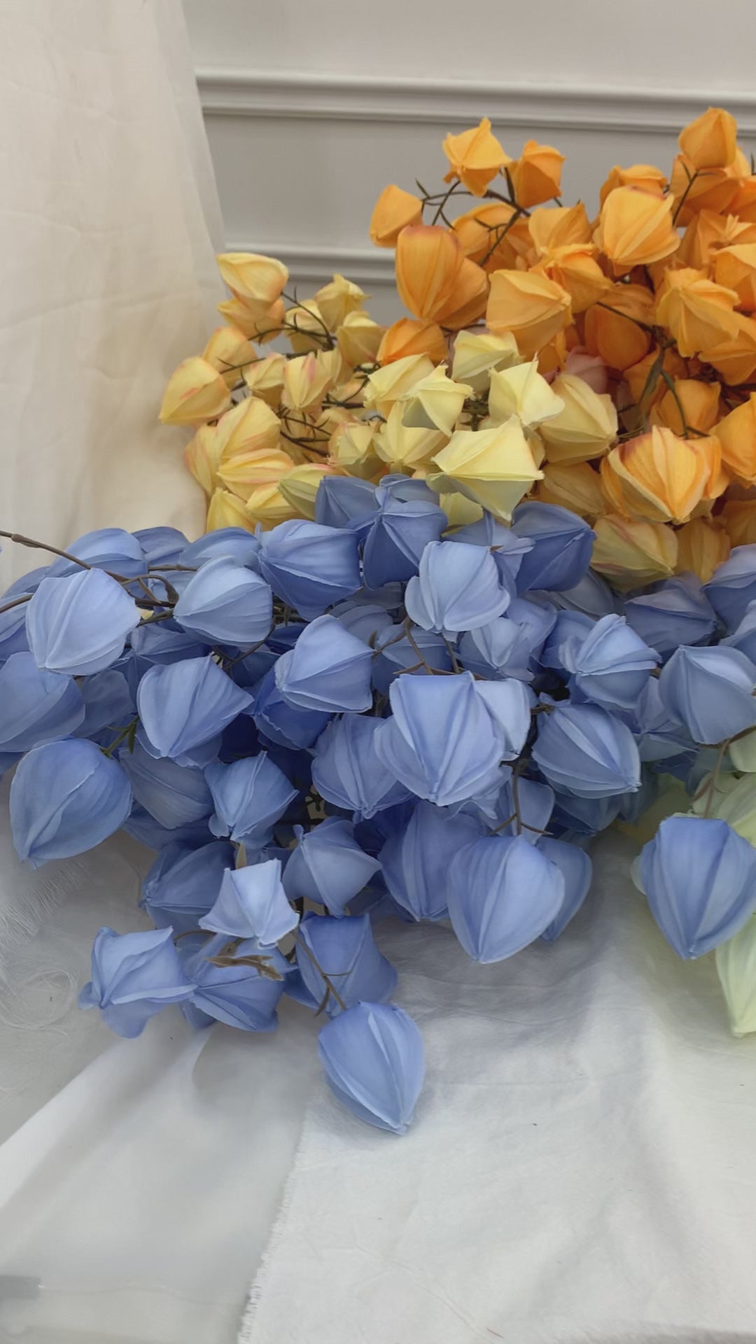 A7857 Artificial Lantern Flower Branch Wedding Floral
