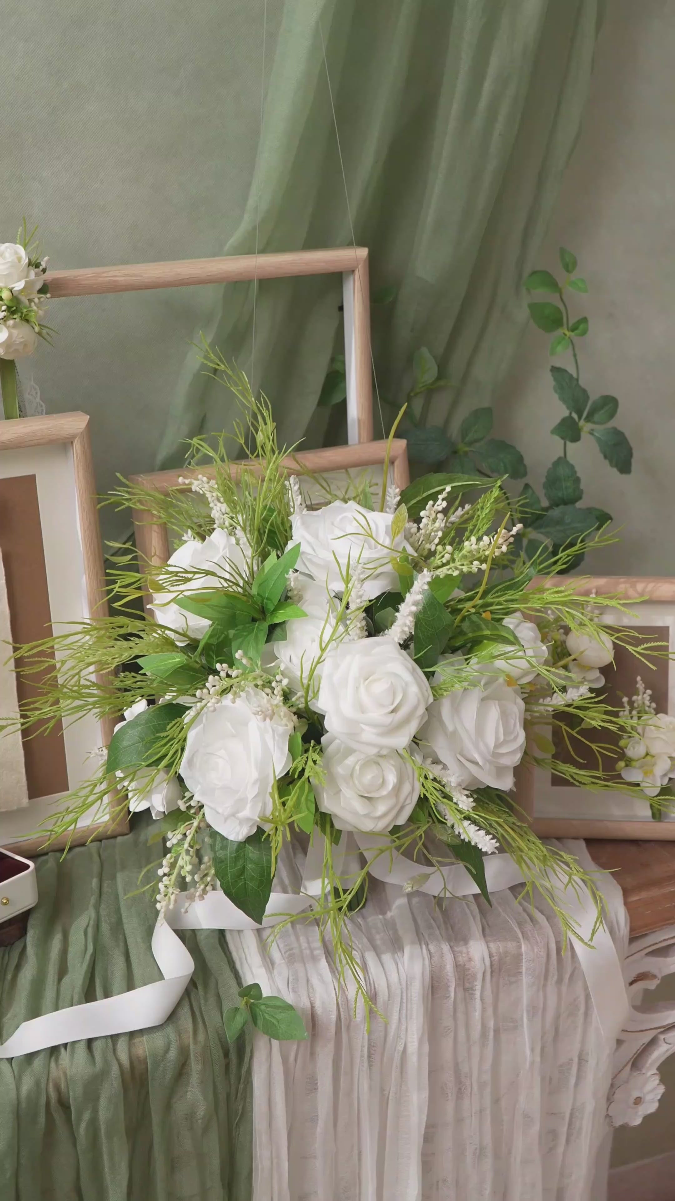 Angela Flower Red Wedding Centerpieces For Tables Arrangement