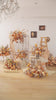 Fall warm tone artificial flower arch and ground flower set