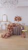  Dusty Pink Faux Mini Rose Floral Stem